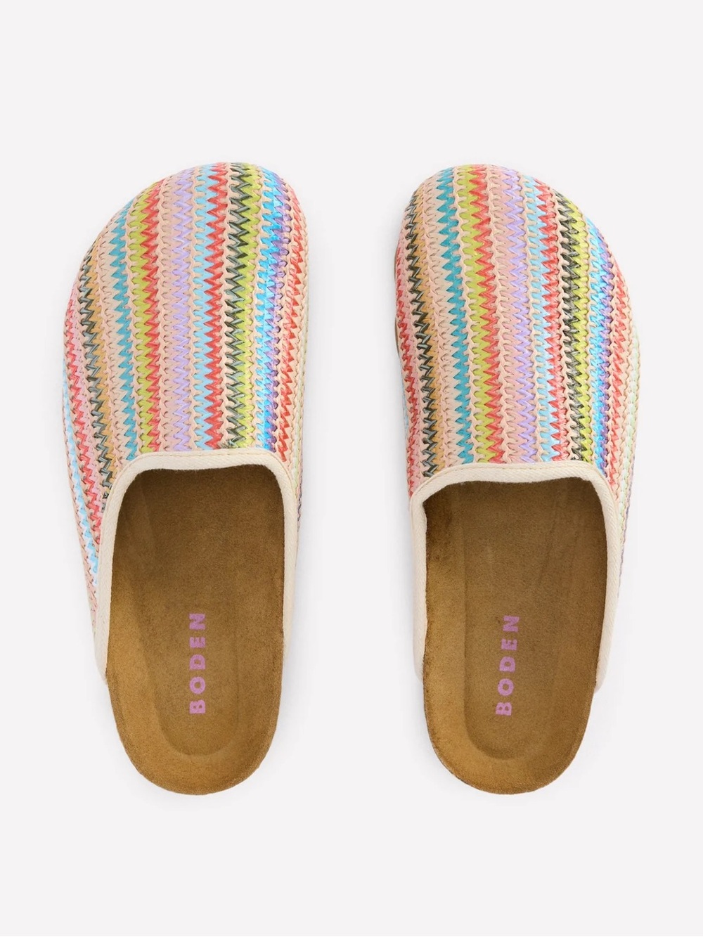Boden Multicolor Knit Slip-On Clogs - Picture 2 of 8